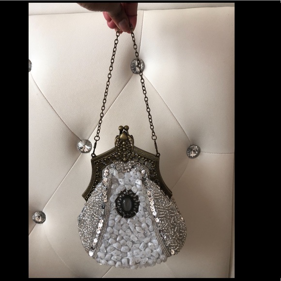 Vintage beaded clutch - Picture 6 of 6